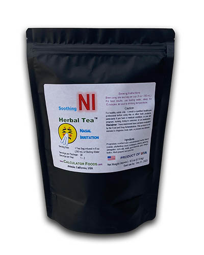 NI- Herbal tea for nasal irritation